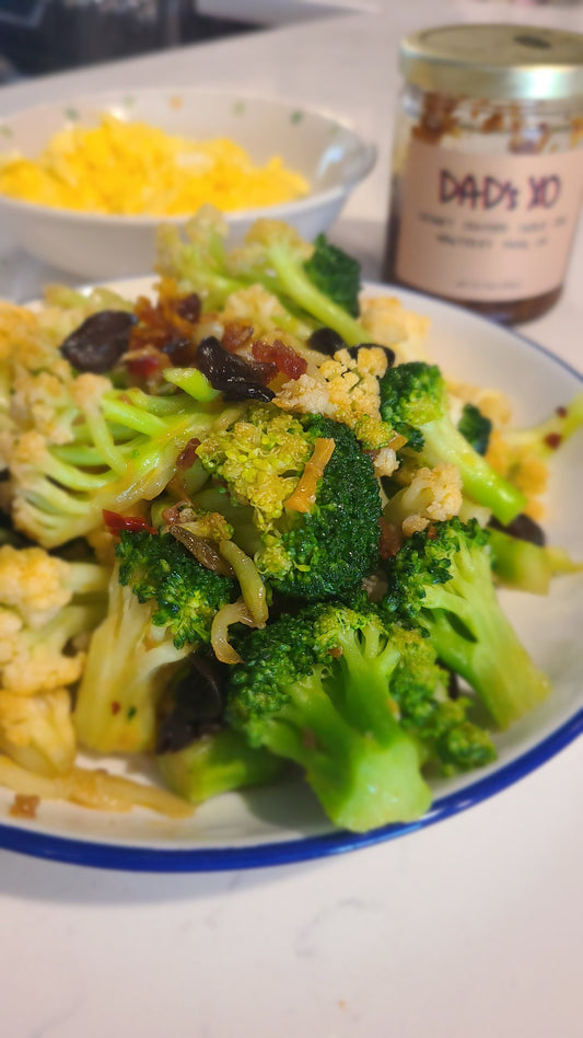 🥦 Stir-Fry Broccoli & Cauliflower With XO Sauce