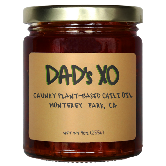 plant-based vegan vegetarian xo sauce chunky chili oil 9oz jar